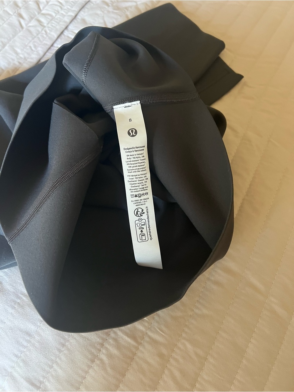 lululemon athletica women’s grey glow up leggings - Picture 3 of 3